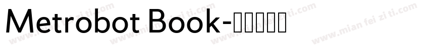 Metrobot Book字体转换